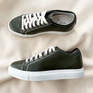 Sofie D'Hoore "Frida" Low Top Sneakers in Green, size 36